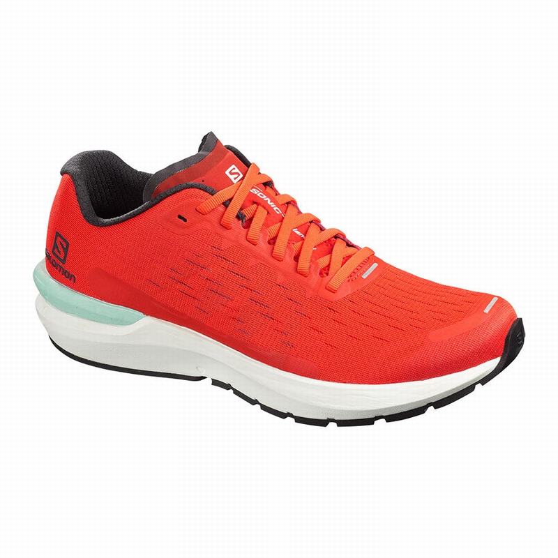 Salomon Israel SONIC 3 BALANCE - Mens Running Shoes - Red (AOYU-47125)